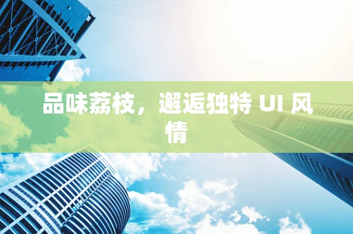 品味荔枝，邂逅独特 UI 风情