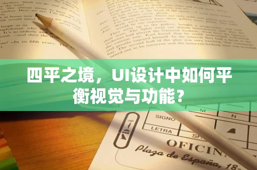 四平之境，UI设计中如何平衡视觉与功能？