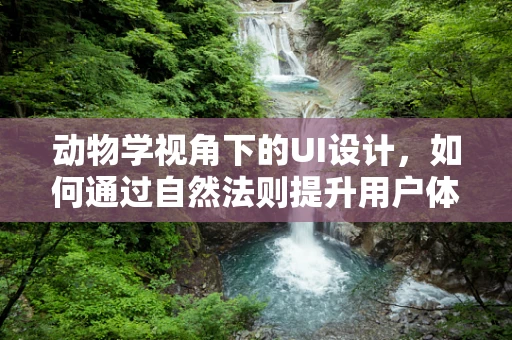 动物学视角下的UI设计，如何通过自然法则提升用户体验？