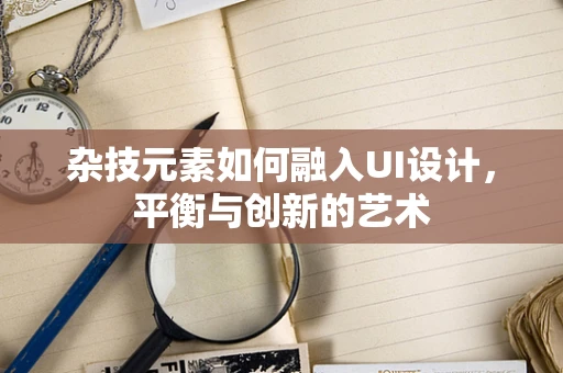 杂技元素如何融入UI设计，平衡与创新的艺术