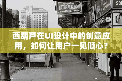 西葫芦在UI设计中的创意应用，如何让用户一见倾心？