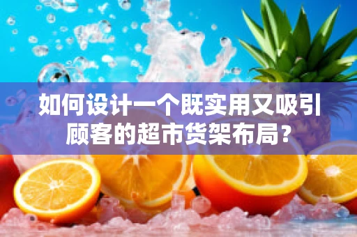如何设计一个既实用又吸引顾客的超市货架布局？