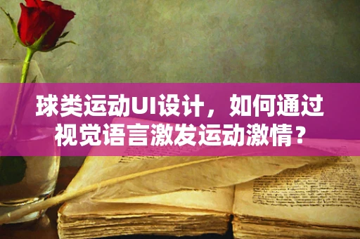 球类运动UI设计，如何通过视觉语言激发运动激情？