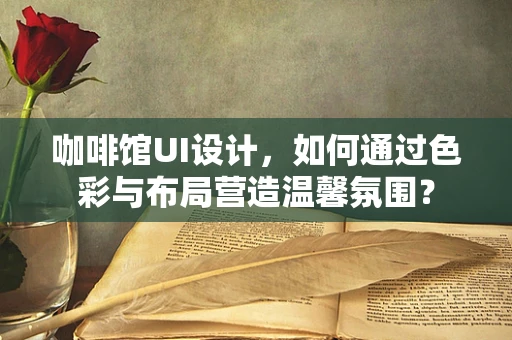 咖啡馆UI设计，如何通过色彩与布局营造温馨氛围？