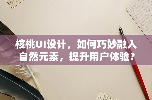 核桃UI设计，如何巧妙融入自然元素，提升用户体验？