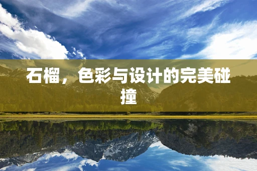 石榴，色彩与设计的完美碰撞