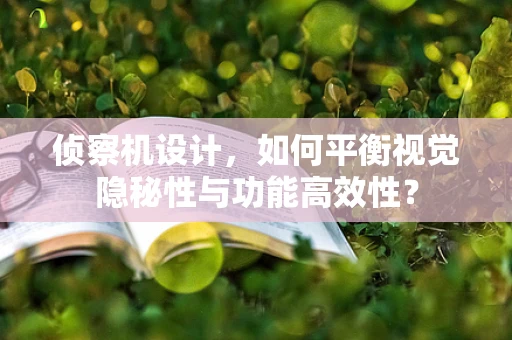 侦察机设计，如何平衡视觉隐秘性与功能高效性？