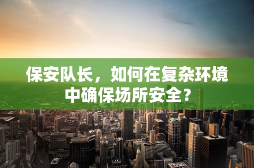 保安队长，如何在复杂环境中确保场所安全？