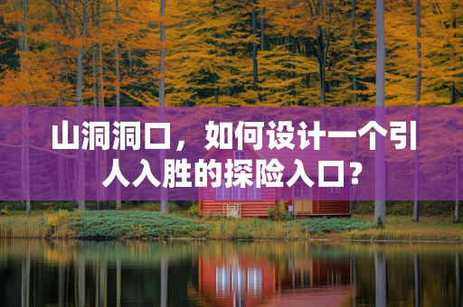 山洞洞口，如何设计一个引人入胜的探险入口？