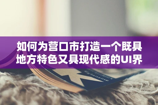 如何为营口市打造一个既具地方特色又具现代感的UI界面？