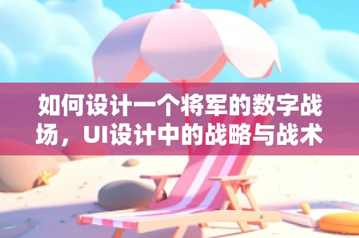 如何设计一个将军的数字战场，UI设计中的战略与战术