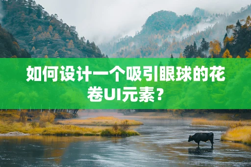 如何设计一个吸引眼球的花卷UI元素？