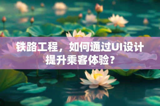 铁路工程，如何通过UI设计提升乘客体验？