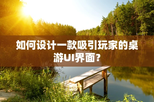 如何设计一款吸引玩家的桌游UI界面？