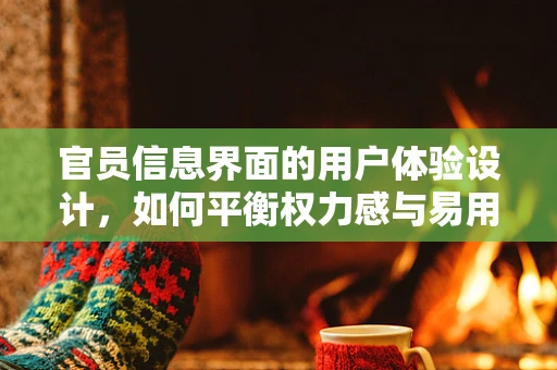 官员信息界面的用户体验设计，如何平衡权力感与易用性？