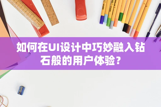 如何在UI设计中巧妙融入钻石般的用户体验？