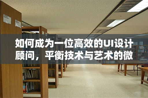 如何成为一位高效的UI设计顾问，平衡技术与艺术的微妙平衡