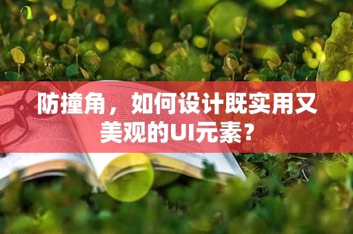 防撞角，如何设计既实用又美观的UI元素？
