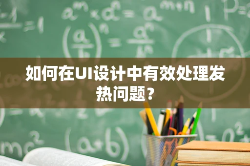 如何在UI设计中有效处理发热问题？