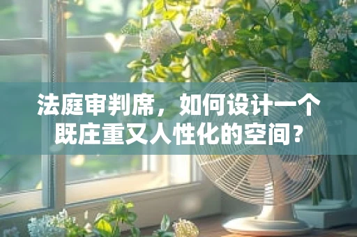 法庭审判席，如何设计一个既庄重又人性化的空间？
