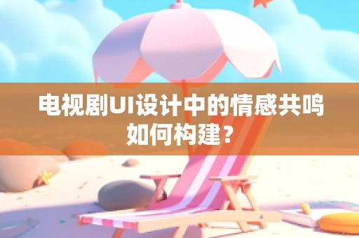 电视剧UI设计中的情感共鸣如何构建？