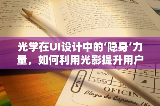 光学在UI设计中的‘隐身’力量，如何利用光影提升用户体验？