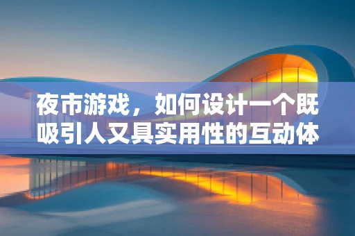 夜市游戏，如何设计一个既吸引人又具实用性的互动体验？