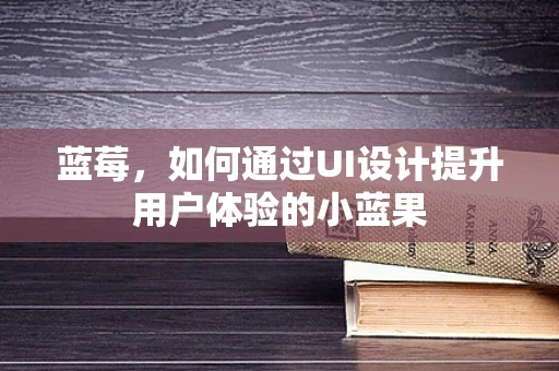 蓝莓，如何通过UI设计提升用户体验的小蓝果