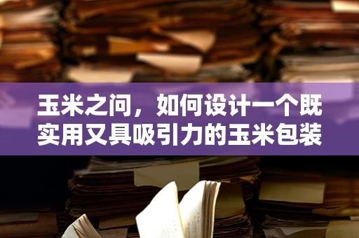 玉米之问，如何设计一个既实用又具吸引力的玉米包装？