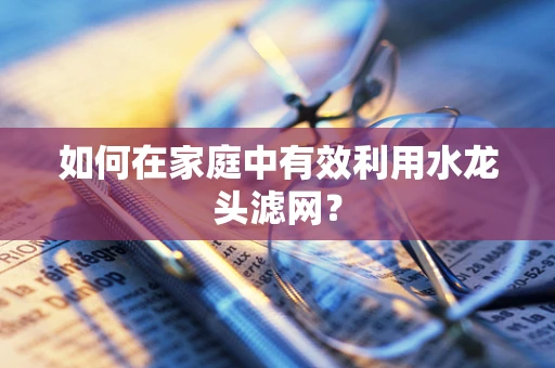 如何在家庭中有效利用水龙头滤网？