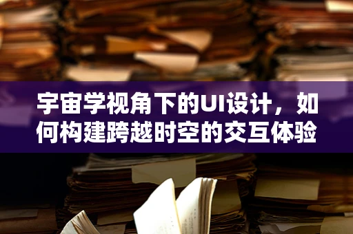 宇宙学视角下的UI设计，如何构建跨越时空的交互体验？
