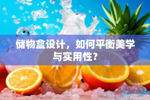 储物盒设计，如何平衡美学与实用性？