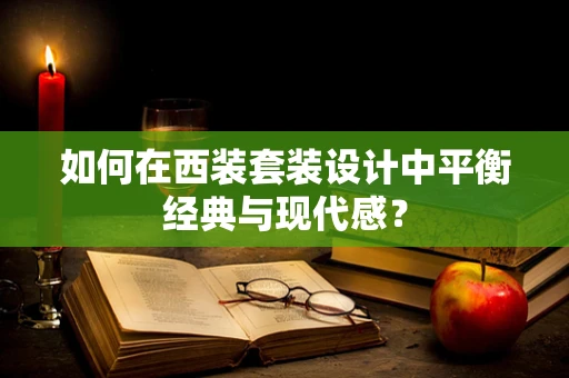 如何在西装套装设计中平衡经典与现代感？