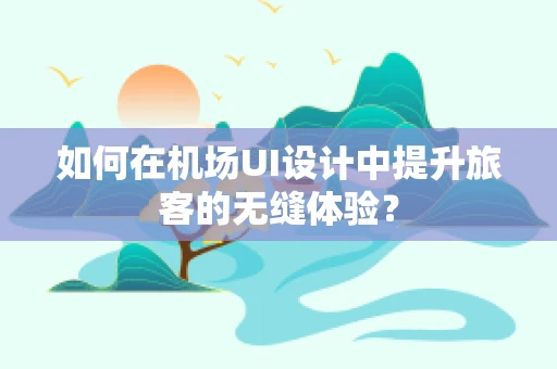如何在机场UI设计中提升旅客的无缝体验？