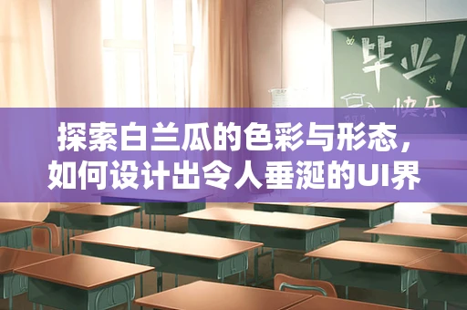 探索白兰瓜的色彩与形态，如何设计出令人垂涎的UI界面？
