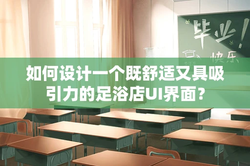 如何设计一个既舒适又具吸引力的足浴店UI界面？