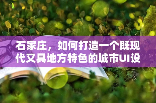 石家庄，如何打造一个既现代又具地方特色的城市UI设计？