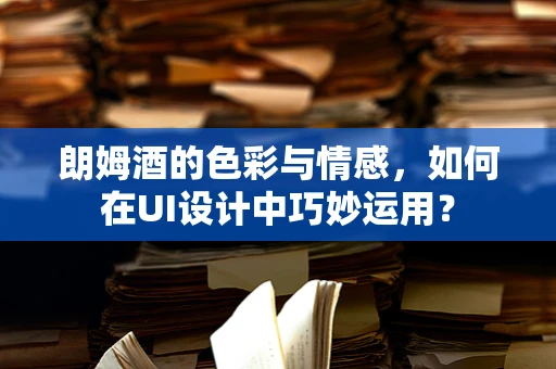 朗姆酒的色彩与情感，如何在UI设计中巧妙运用？