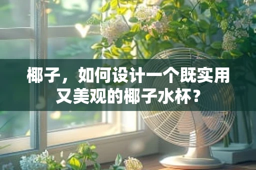 椰子，如何设计一个既实用又美观的椰子水杯？