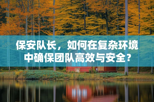 保安队长，如何在复杂环境中确保团队高效与安全？