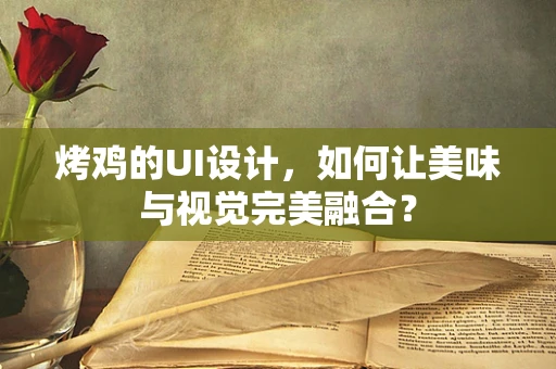 烤鸡的UI设计，如何让美味与视觉完美融合？