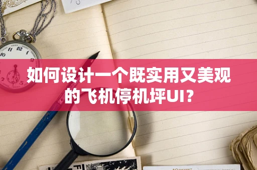 如何设计一个既实用又美观的飞机停机坪UI？