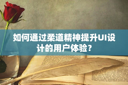 如何通过柔道精神提升UI设计的用户体验？