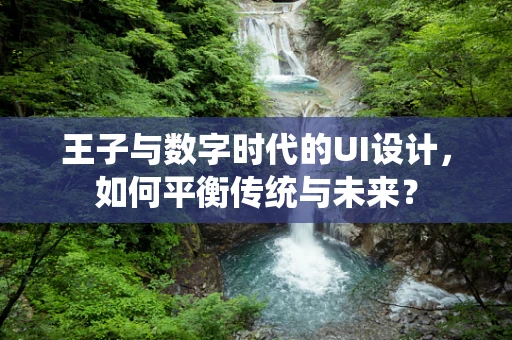 王子与数字时代的UI设计，如何平衡传统与未来？