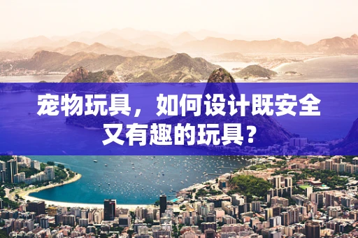 宠物玩具，如何设计既安全又有趣的玩具？