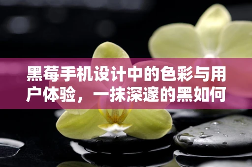 黑莓手机设计中的色彩与用户体验，一抹深邃的黑如何影响我们？