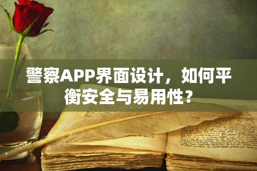 警察APP界面设计，如何平衡安全与易用性？