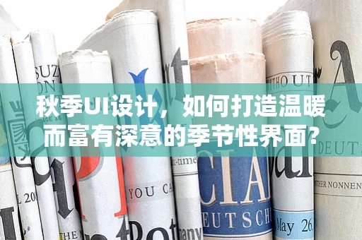 秋季UI设计，如何打造温暖而富有深意的季节性界面？