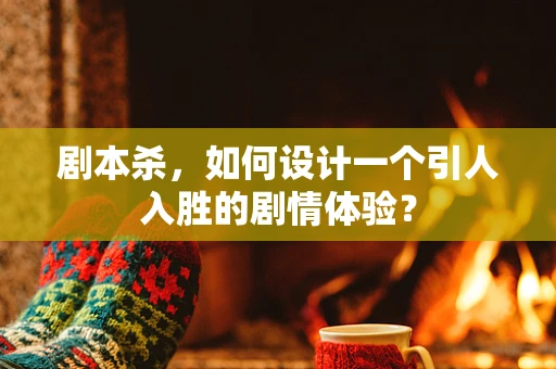 剧本杀，如何设计一个引人入胜的剧情体验？