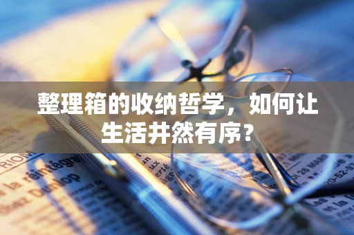整理箱的收纳哲学，如何让生活井然有序？